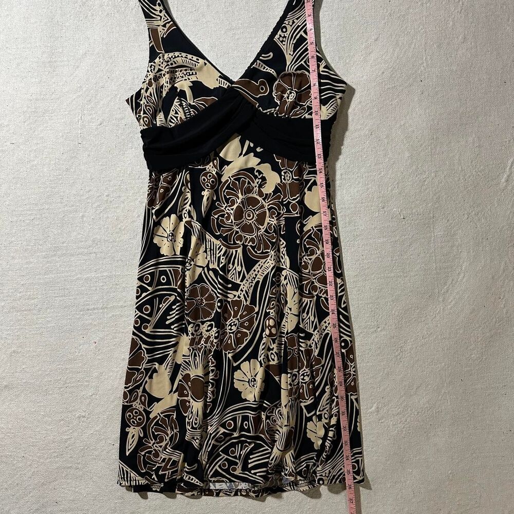 Madison Leigh Brown and Black Floral Whimsygoth Midi Dress - Picture 5 of 5